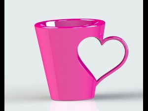 vaso corazon 3D 模型