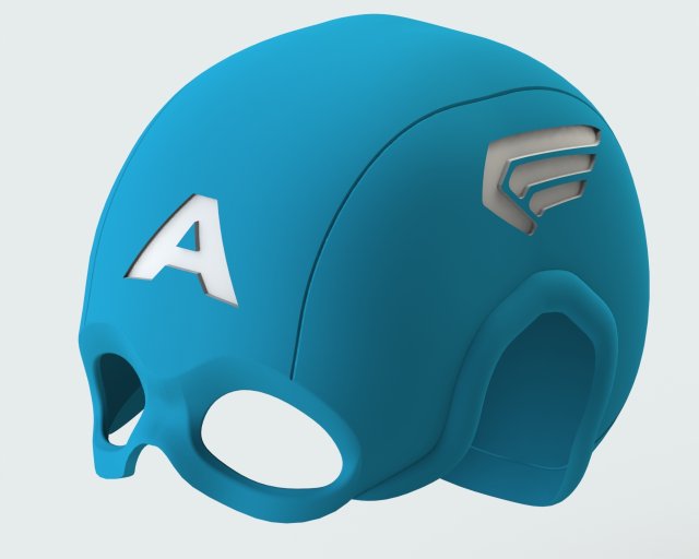 capitan america avengers Model Cetak 3D .c4d .max .obj .3ds .fbx .stl .blend 