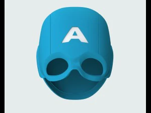capitan amerika avengers 3D printmodel