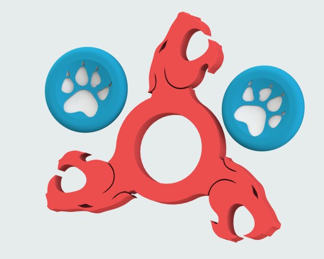 spinner cat Modelo 3D .c4d .max .obj .3ds .fbx .stl .blend 