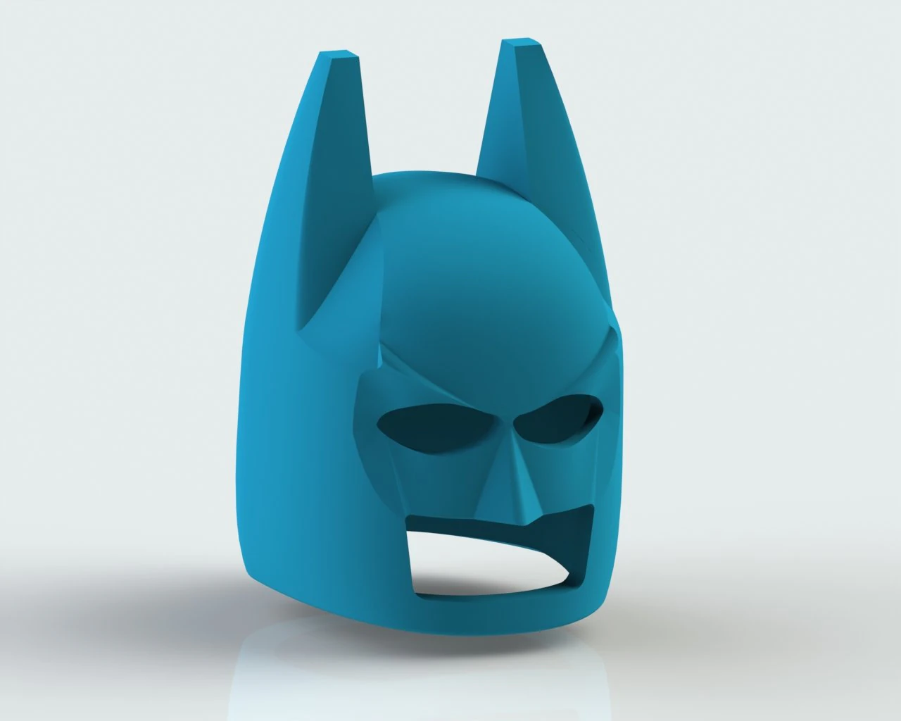 Casco Lego Batman 3D Model .c4d .max .obj .3ds .fbx .stl .blend