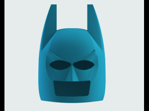 Casco lego batman 3Dモデル