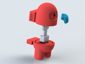 among us Modelo de Impressão 3D