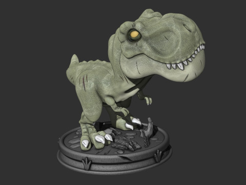 T-rex 3D Принт Модель