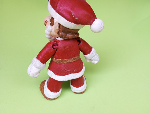 Mario bros santa claus christmas super mario 3d figure video games 3D 프린트 모델