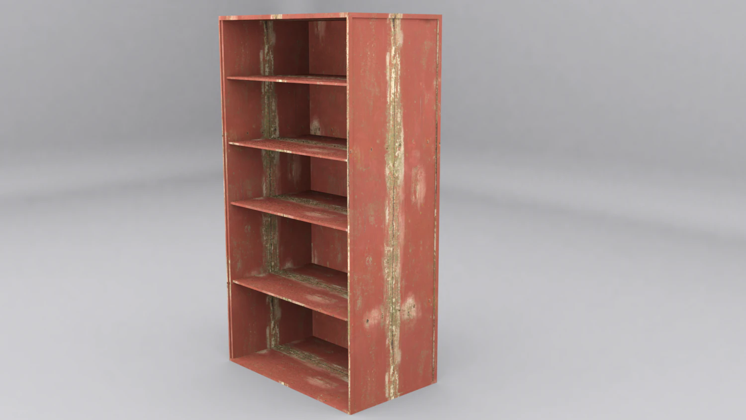 низькому полі стара шафа 3D Модель .c4d .max .obj .3ds .fbx .stl .blend 
