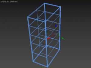 low poly old cupboard 3D मॉडल
