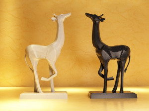 giraffes ornaments crafts animal models 3Dモデル