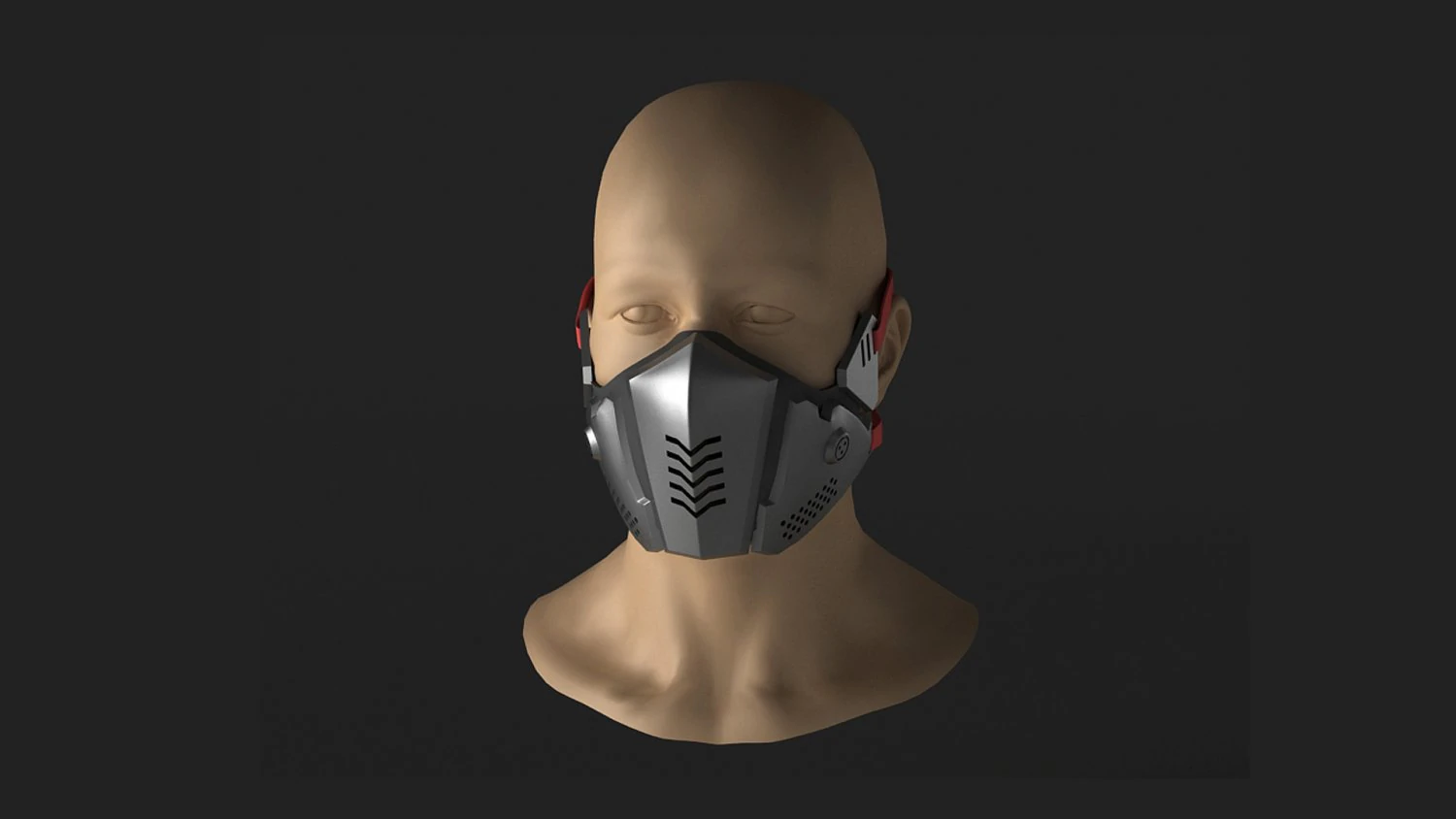 masks tech metal masks wearable futuristic masks 3D Model .c4d .max .obj .3ds .fbx .stl .blend 