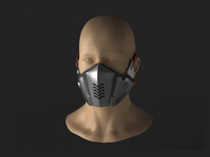 masks tech metal masks wearable futuristic masks 3D Model