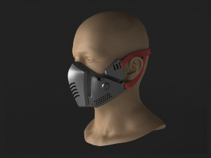 masks tech metal masks wearable futuristic masks Modelo 3D