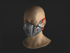 masks tech metal masks wearable futuristic masks Modelo 3D