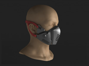 masks tech metal masks wearable futuristic masks Modelo 3D
