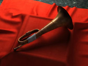 bugles charge assembly war memorabilia 3D Model