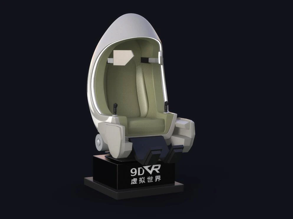9d VR Egg cinema science fiction virtual reality goggles 3D Model .c4d .max .obj .3ds .fbx .stl .blend