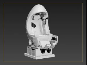 9d VR Egg cinema science fiction virtual reality goggles 3D Model