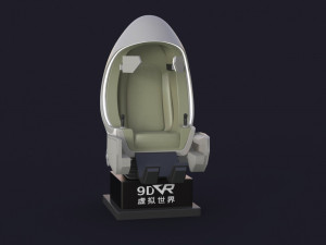 9d VR Egg cinema science fiction virtual reality goggles 3D 模型