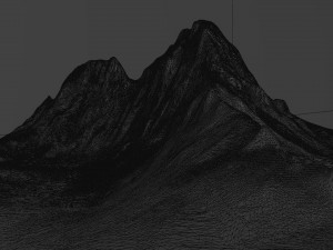 Snow mountains glaciers arctic mountains natural scenes Model 3D