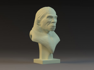 Ape Heads Peking Man cavemen Cavemen 3d printing sculptural models Modello 3D