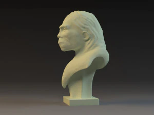 Ape Heads Peking Man cavemen Cavemen 3d printing sculptural models 3D Model