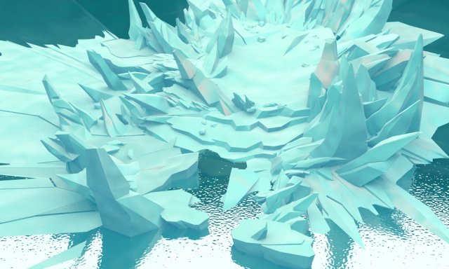 Cartoon Iceberg Ice Cave sea surface Snow Mountain ice ice surface sea ice cone Ice Cave gla 3D 模型 .c4d .max .obj .3ds .fbx .stl .blend 