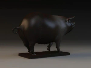 Свиня Скульптура Частини тварини 3D-друк мистецтва 3D Модель