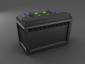 Lead-acid battery storage battery lithium battery Model 3D
