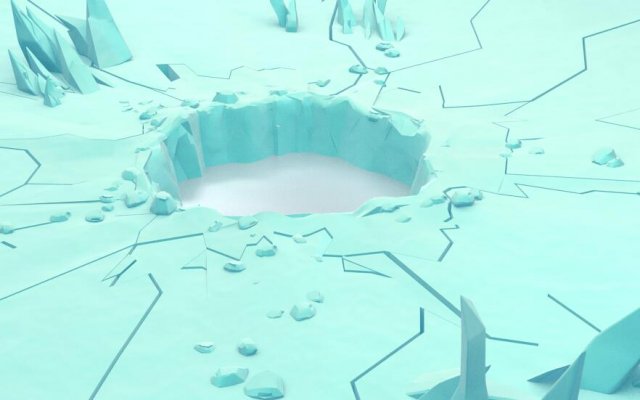 Cartoon Iceberg Ice Cave sea surface Snow Mountain ice ice surface sea ice cone Ice Cave gla Modello 3D .c4d .max .obj .3ds .fbx .stl .blend 