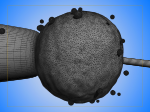 Sperm eggs fertilization medical treatment 3D Model