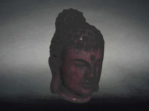 Modello di testa della statua di Buddha Modello 3D