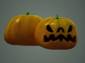 Halloween Monster Pumpkin 3D Models