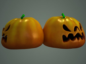 Halloween Monster Pumpkin 3D 모델