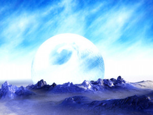 Alien Mountains glacier peaks alien mountains alien landscapes 3D Модель