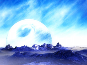 Alien Mountains glacier peaks alien mountains alien landscapes 3D Модель