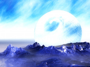 Alien Mountains glacier peaks alien mountains alien landscapes 3D Модель