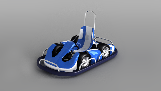 Bumper cars playground Kart entertainment equipment Kart Model 3D मॉडल .c4d .max .obj .3ds .fbx .stl .blend 