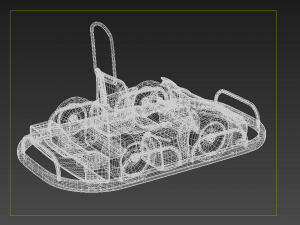 Bumper cars playground Kart entertainment equipment Kart Model 3D मॉडल