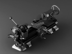 Drill Press drilling workshop factory power 3D मॉडल