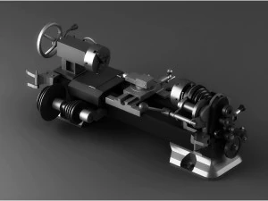 Drill Press drilling workshop factory power 3D Model