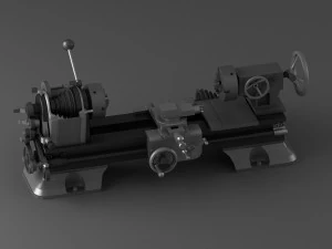 Drill Press drilling workshop factory power 3D Model