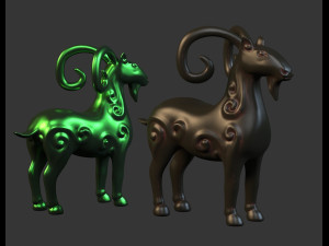 Sheep Decoration handicraft modern Statue Sculpture Modelo 3D