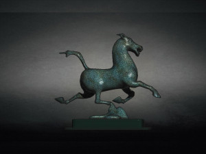 Flying horse treading swallow sculpture horse animal figurine statuette accessory 3D Model