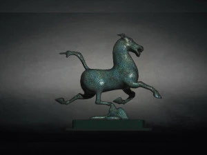 Летающая лошадь шагает ласточка скульптура лошадь фигурка животного статуэтка аксессуар 3D Модель