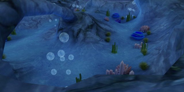 Underwater habitat sea life seascape ship reef coral panorama seabed Modelo 3D .c4d .max .obj .3ds .fbx .stl .blend 