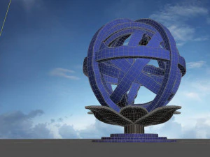 Скульптура, статуя, площадь, современная, Реалистичная, внешняя мебель, винтаж, антиквариат, ретро 3D Модель