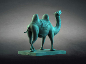 Cultural Relics Camel ancient unearthed sculpture cerami 3D Модель