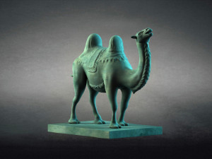 Cultural Relics Camel ancient unearthed sculpture cerami 3D Модель