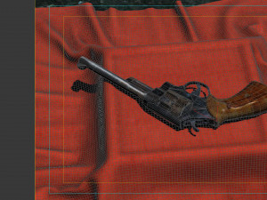 Revolver bullet cartridges cylinder handgun Modelo 3D