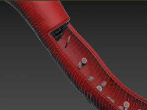 Blood vessel red human system artery health vessels Modelo 3D