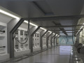 Sci-Fi Gate Door airlock futuristic portal cargo corridor hangar spaceship 3D Models